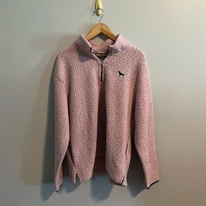 PINK Sherpa Pullover